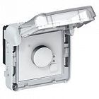 Механизм термостата 1-м СП Plexo IP55 сер/бел Leg 069508