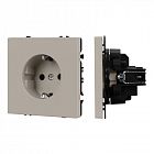 Механизм электрической розетки SCT-NOBE-MEU1-SFPL-CA 230В 16A кашемир Arlight 059452