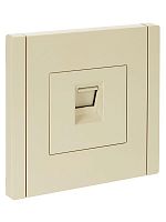 Розетка компьютерная RJ45 кат.5E FORTE&PIANO FP432 ваниль IEK FP-K10-1-K10