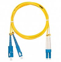 Патч-корд NMF-PC2S2C2-SCU-LCU-002 волоконно-оптический переходн. одномод. 9/125мкм стандарта OS2 SC/UPC-LC/UPC двойн. LSZH нг(В)-HFLTx 2мм желт. 2м NIKOMAX NMF-PC2S2C2-SCU-LCU-002