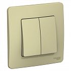 Выключатель 2-кл. СП Blanca 10А IP20 (сх. 5) 250В беж. SE BLNVS010507