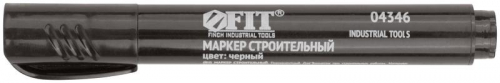 Маркер строительный перманентный черн. FIT 04346