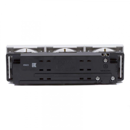 Розетка 3-м Viva 16А IP20 сер. DKC 45023 фото 3