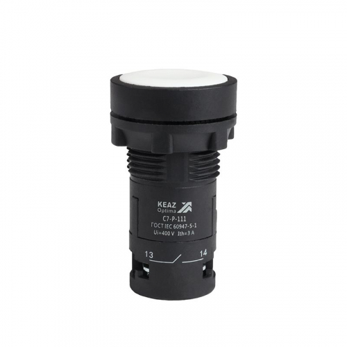 Кнопка OptiSignal Compact D22 С7-P-111 бел. 1НО+1НЗ XB7NA15 КЭАЗ 362042