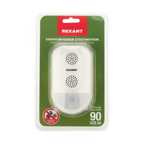 Отпугиватель вредителей ультразвуковой S 90кв.м с LED-индикатором (S90) Rexant 71-0038 фото 5
