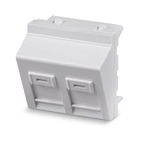 Вставка Keystone Jack FP-A-45-2M 45х45 Mosaic для 2 модулей угловая Cabeus 11839c