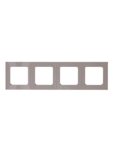 Рамка Levit 4п кофе макиато/бел. ABB 2CHH015040A6018 фото 4