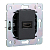 Розетка СП ROUND HDMI оникс Kranz KR-78-0730-3