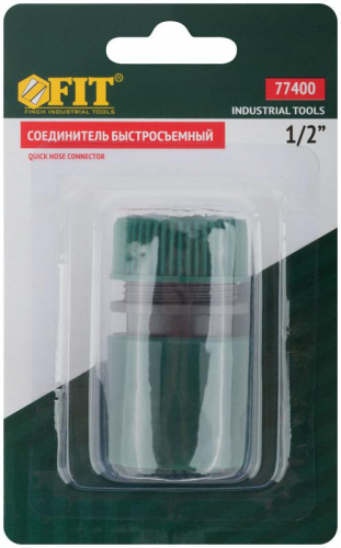 Соединитель пластиковый 1/2дюйм FIT 77400 фото 3