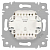 Кнопка Accent 6-109-04 10А-250В IP20 СУ шампань Intro Б0063610