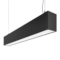 Светильник светодиодный ULO-K10D 52W/5000K/L120/H IP40 BLACK 52Вт 5000К IP40 7280лм линейный подвесной алюм. черн. TM Uniel UL-00013175