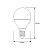 Лампа светодиодная LED-G45-7W-E14-4500K 172-265В "Шар" Ergolux 12144