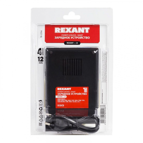 Устройство зарядное универсальное SMART для 4 АКБ I 4 Rexant 18-2244 фото 7