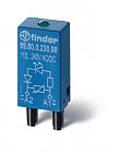 Модуль защиты диод ( + A1) 6...220В DC FINDER 9980300000
