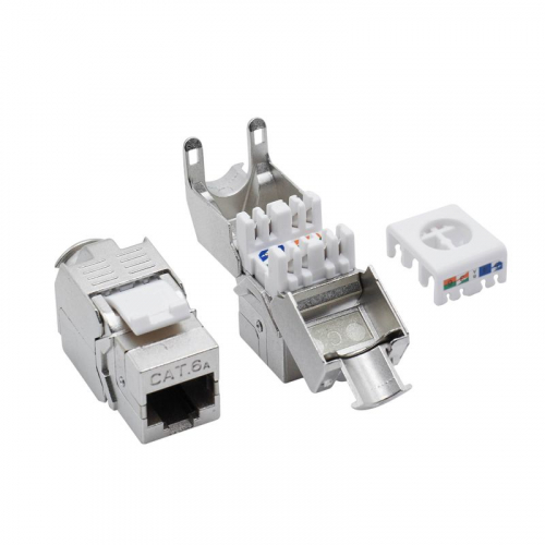 Патч-панель модульная 19дюйм 1U CAT6A 24 порта RJ45 экранир. DKC RN6APPF24 фото 5