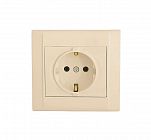 Розетка СП Defne 16А IP20 с зазем.крем Makel 42010028