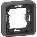 Рамка 1-м Mureva Styl с винтами IP55 антрацит SchE MUR34108
