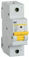 Выключатель автоматический модульный 1п D 125А 15кА ВА47-150 IEK MVA50-1-125-D