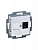 Розетка компьютерная Levit RJ45 кат.5E с заглушкой бел. ABB 2CHH295117A6003