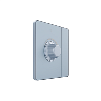 Светорегулятор 1-кл. СП TRIAC Systeme Infinity 10А 300Вт 250В с выключателем стальное небо SE FSE001121