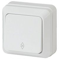 Переключатель 1-кл. ОП Quadro 10А IP20 2-103-01 250В бел. Intro Б0053749