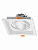 Светильник встраиваемый карданный "Фокус-1" LED CSL-01-1x11-WW 11 Вт, 35°, 3000 К, 80 Ra, IP20, TDM