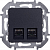 Розетка компьютерная 2-м Inspiria RJ45 кат.5E UTP антрацит IEK 673838