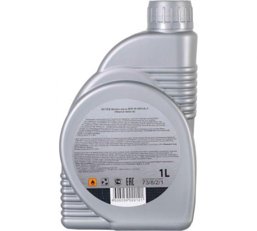 Масло цепное минеральное 80W90 1л. HUTER 73/8/2/1 фото 3