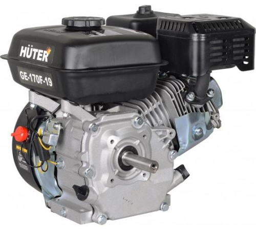 Двигатель бензиновый GE-170F-19 HUTER 70/15/1 фото 2