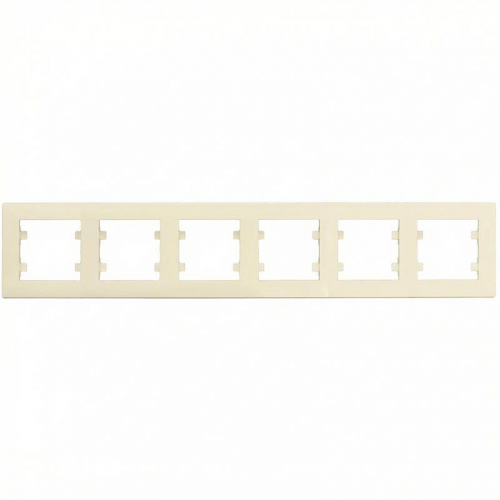 Рамка 6-м Karea RIZZ крем. Makel 88010706