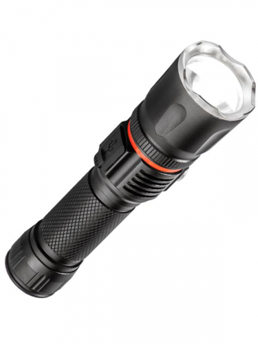 Фонарь ручной аккум. 4Вт T6LED/Li-ion18650 1200мА.ч алюм. КОСМОС (KOC811Lit) фото 4