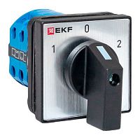 Переключатель кулачковый ПК-1-22 2п 10А "1-0-2" IP65 EKF pk-1-22-10-65