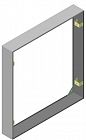 Кожух для навесной установки ЩЭ (1006х956х140) Basic EKF mb08-k-bas