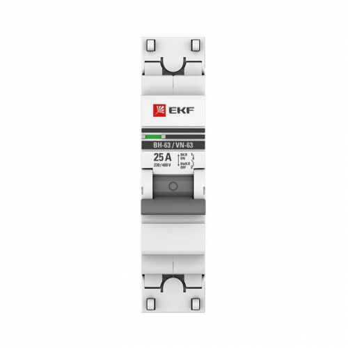 Выключатель нагрузки 1п 25А ВН-63 PROxima EKF SL63-1-25-pro фото 2