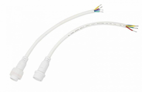 Кабель соединительный (4pin) герметичный (IP67) 4х0.75кв.мм 300В бел. Rexant 11-9440 фото 7