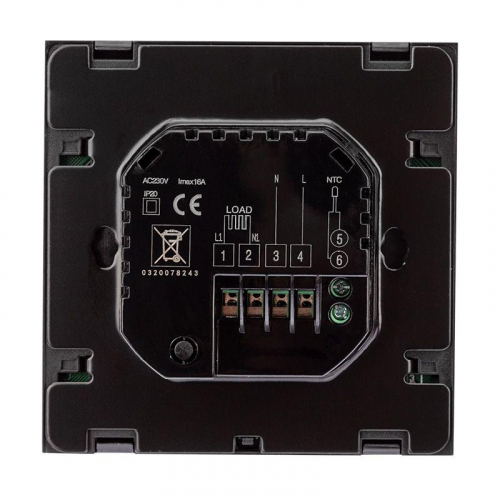 Терморегулятор с автоматическим программированием и сенсорными кнопками R100B (черн.) Rexant 51-0589 фото 8