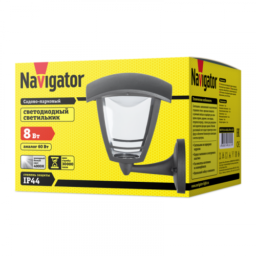 Светильник 61 617 NOF-P01-8-4K-BL-IP44-LED Navigator 61617 фото 2