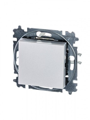 Выключатель 1-кл. СП Levit IP20 жемчуж./ледяной ABB 2CHH590145A6068