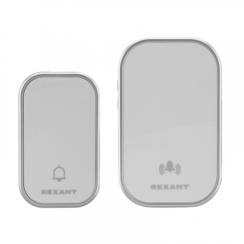 Звонок беспроводной дверной кинетический NoBattCall 38 мелодий 150м IP68 бел. Rexant 73-0003 фото 3