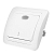 Переключатель проходной 1-кл. СП Валери 10А IP20 с подсветкой бел. UNIVersal В0125