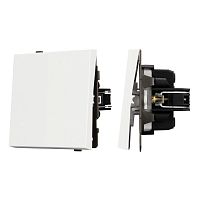 Выключатель проходной 1-кл. SWT-TENDO-MKP1-SFPL-WH 10А 230В механизм Arlight 054582