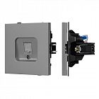 Розетка компьютерная SCT-TENDO-MPC1-PL-GR RJ45 кат.6 механизм Arlight 054105