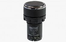 Кнопка нажимная моноблочная 22мм IP 40 1НО+1НЗ черн. EMAS MB102DH