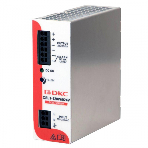 Источник питания "ECO POWER" 1ф 120Вт 5А 24В DKC XCSL1120W024VAA