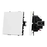Выключатель проходной 1-кл. SWT-NOBE-MKP1-SFPL-WH 10А 230В механизм Arlight 054235