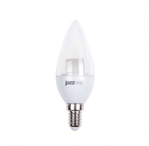 Лампа светодиодная PLED-SP CLEAR C37 CL 7Вт свеча 4000К бел. E14 540лм 230В JazzWay 2853127