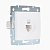 Розетка компьютерная 1-м СП Karina RJ45 механизм бел. LEZARD 707-0288-139
