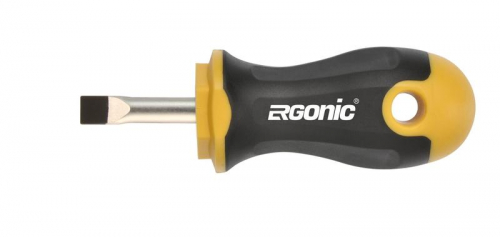 Отвертка плоская Ergonic Stubby SL6.5х1.2х25 Felo 46006510