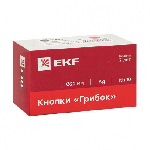 Кнопка "Грибок" BC42 NC IP65 красн. PROxima EKF xb2-bc42-65 фото 5