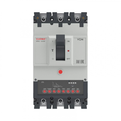 Выключатель автоматический 3P 630А 100кА pro MNX630M при AC415V расцепитель ETS YON MNX630M3PETS0630 фото 2